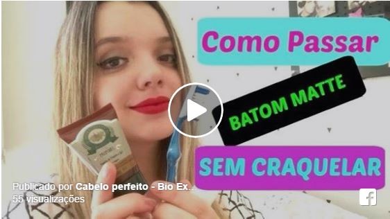 Como usar baton mate sem craquelar a boca